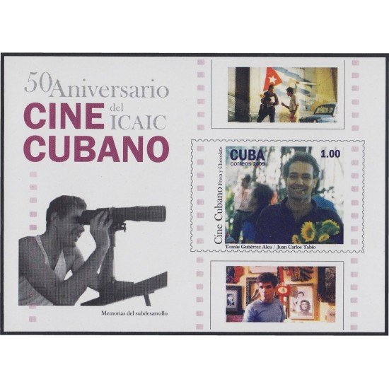 Cuba HB 256 2009 Cine Cubano MNH Cuba HB 256 2009 Cine Cubano MNH