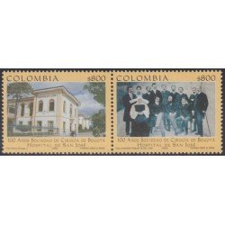 Colombia 1174/1175 2002 100° de la Sociedad Quirurgica de Bogotá MNH Colombia 1174/1175 2002 100° de la Sociedad Quirurgica de Bogotá MNH