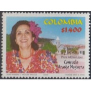 Colombia 1176 2002 1° Año de la Muerte de Consuelo Araujo Noguera MNH