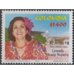 Colombia 1176 2002 1° Año de la Muerte de Consuelo Araujo Noguera MNH Colombia 1176 2002 1° Año de la Muerte de Consuelo Araujo Noguera MNH