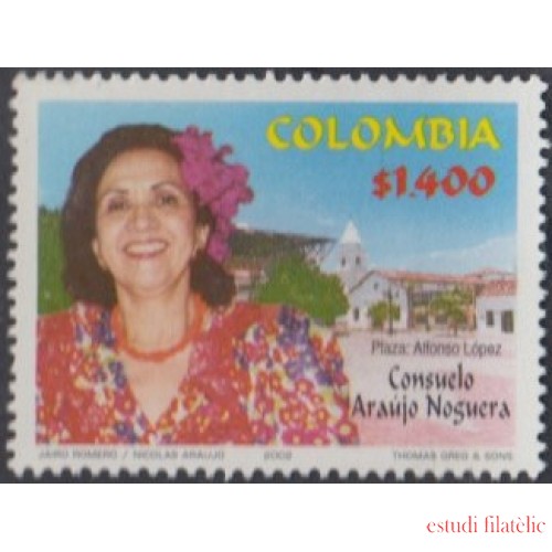 Colombia 1176 2002 1° Año de la Muerte de Consuelo Araujo Noguera MNH