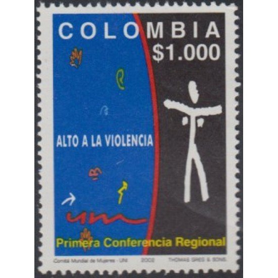 Colombia  1177 2002 Conferencia Regional de UNI MNH
