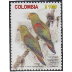Colombia 1211 2003 Fauna Pájaros. Periquitos MNH Colombia 1211 2003 Fauna Pájaros. Periquitos MNH