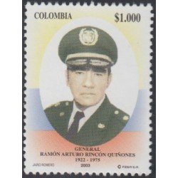 Colombia 1241 2003 Fuerzas armadas. Homenaje al General Ramon Arturo Rincon Quinones MNH Colombia 1241 2003 Fuerzas armadas. Homenaje al General Ramon Arturo Rincon Quinones MNH