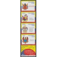 Colombia 1242/1246 2003 Fuerzas armadas Colombianas MNH