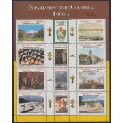 Colombia 1257/1268 2004 Departamentos de Colombia. Tolima MNH