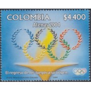 Colombia 1276 2004 Juegos Olímpicos de Verano en Athenas MNH