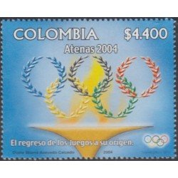 Colombia 1276 2004 Juegos Olímpicos de Verano en Athenas MNH Colombia 1276 2004 Juegos Olímpicos de Verano en Athenas MNH
