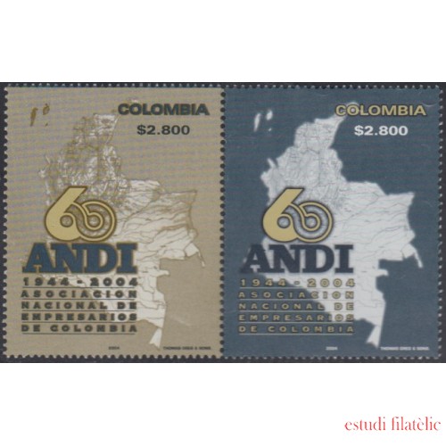 Colombia 1289/1290 2004 60 Años de ANDI MNH
