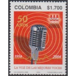 Colombia 1292 2004 50 Años de la Asociación Colombiana de la Radio MNH Colombia 1292 2004 50 Años de la Asociación Colombiana de la Radio MNH