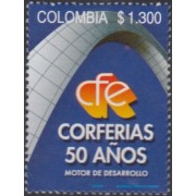 Colombia 1306 2004 50 Años CORFERIAS MNH