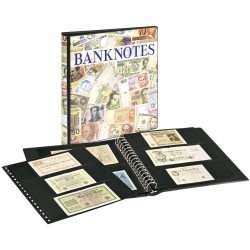 Lindner 3701S Álbum de billetes con 10 páginas claras y páginas intercaladas neg Lindner 3701S Álbum de billetes con 10 páginas claras y páginas intercaladas neg