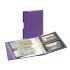 Lindner S3542BN-13  Álbum PUBLICA M COLOR con 10 páginas a doble cara en 2 diseños diferentes, Violeta