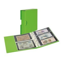 Lindner S3542BN-4 Álbum PUBLICA M COLOR con 10 páginas a doble cara en 2 diseños diferentes, Verde