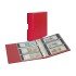 Lindner S3542BN-1 Álbum PUBLICA M COLOR con 10 páginas a doble cara en 2 diseños diferentes, Rojo
