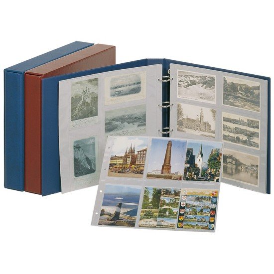 Lindner 3008-B Carpeta de anillas STANDARD XL con funda azul Lindner 3008-B Carpeta de anillas STANDARD XL con funda azul