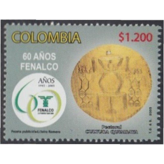 Colombia 1324 2005 60 Años de FENALCO MNH
