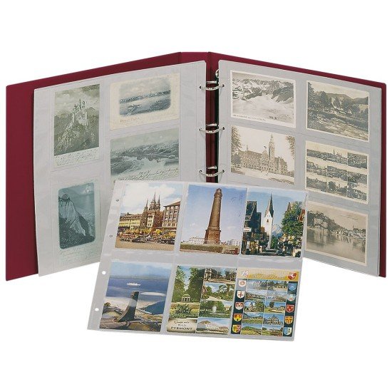 Lindner 3000-W Carpeta de anillas STANDARD XL, rojo Lindner 3000-W Carpeta de anillas STANDARD XL, rojo
