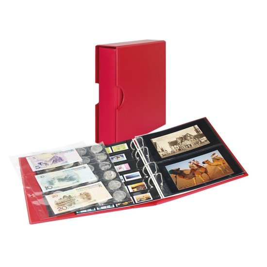 Lindner S3542PK-1 Álbum universal PUBLICA M COLOR para postales Rojo Lindner S3542PK-1 Álbum universal PUBLICA M COLOR para postales Rojo
