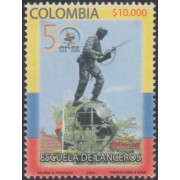Colombia 1344 2005 50 Años de la Escuela de Lanceros MNH