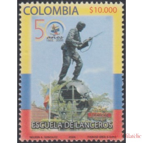 Colombia 1344 2005 50 Años de la Escuela de Lanceros MNH