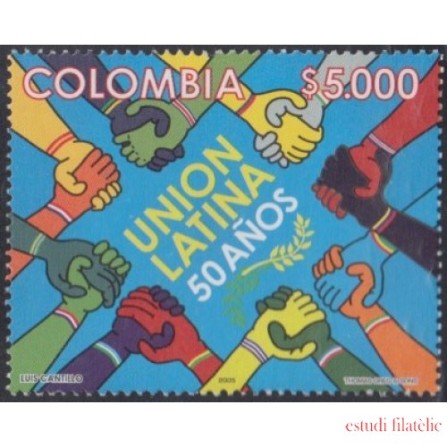 Colombia 1345 2005 50 Años Unión Latina MNH