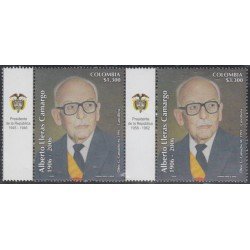 Colombia 1391/1392 2006 Sr. Alberto Lleras Camrago. Hombre de Estado MNH Colombia 1391/1392 2006 Sr. Alberto Lleras Camrago. Hombre de Estado MNH