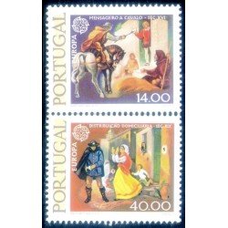 Portugal 1421/22 1979 Europa Historia Postal MNH Portugal 1421/22 1979 Europa Historia Postal MNH