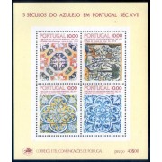 Portugal HB 39 1982 5 Siglos de Azulejos en Portugal MNH