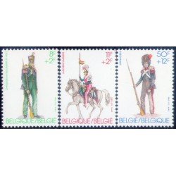 Bélgica 2108/10 1983 Uniformes militares MNH Bélgica 2108/10 1983 Uniformes militares MNH