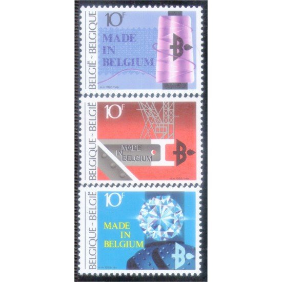 Bélgica 2103/05 1983 Exportaciones belgas MNH Bélgica 2103/05 1983 Exportaciones belgas MNH