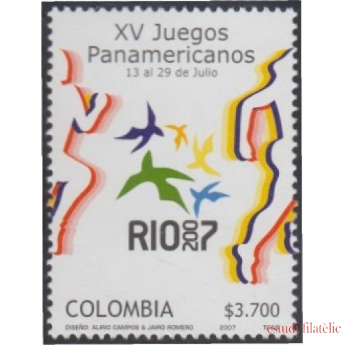 Colombia 1413 2007  Deportes  XV Juegos Panamericanos en Rio de Janeiro MNH