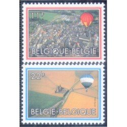 Bélgica 2094/95 1983 Bicentenario de las primeras ascensiones humanas a la atmósfera MNH