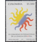 Colombia 1414 2007 IV Congreso Internacional de Lengua Española MNH