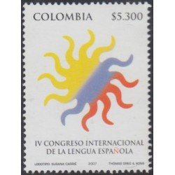 Colombia 1414 2007 IV Congreso Internacional de Lengua Española MNH Colombia 1414 2007 IV Congreso Internacional de Lengua Española MNH