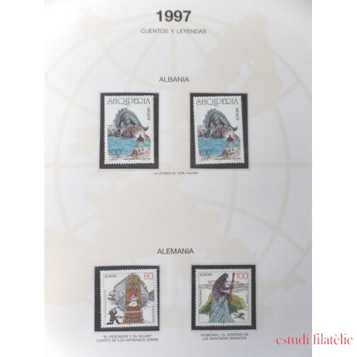 Colección Collection Tema Europa 1997 - 1998  MNH