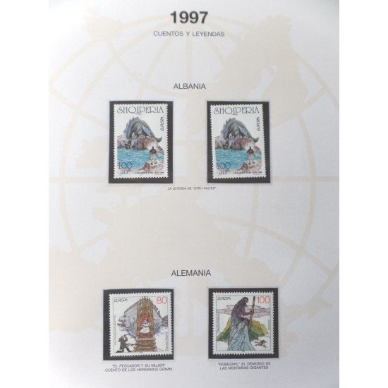 Colección Collection Tema Europa 1997 - 1998 MNH Colección Collection Tema Europa 1997 - 1998 MNH