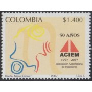 Colombia 1415 2007 500 Años de ACIEM MNH