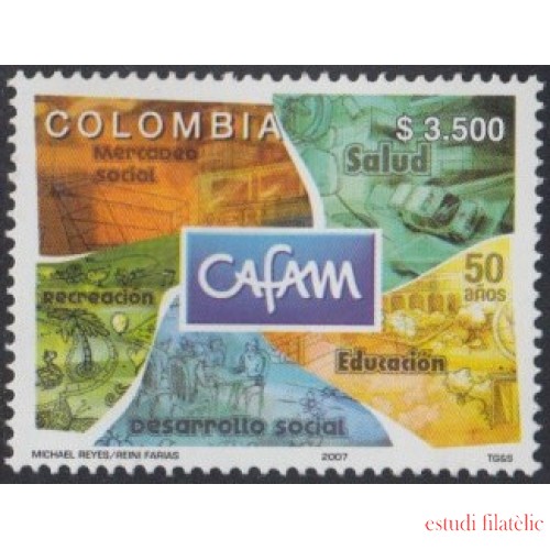 Colombia 1416 2007 50 Años de la CAFAM MNH