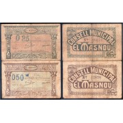 Billete local Consejo Municipal El Masnou 25 i 50 cèntims