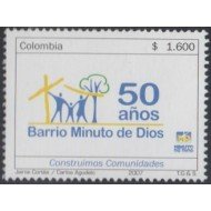 Colombia 1419 2007 50 Años del Barrio Minuto de Dios MNH