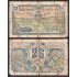 Billete local 1937 Consell Municipal de Flix 25 cts