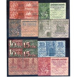 Billete local Ajuntament de Barcelona 15 cts + 50 cts + 1 pta+ 1,50 ptas Billete local Ajuntament de Barcelona 15 cts + 50 cts + 1 pta+ 1,50 ptas