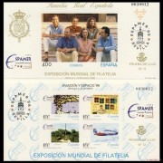 España Spain Emisión Conjunta 1996 Espamer 96 España Chile Familia Real Española