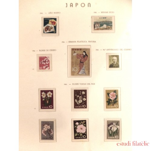 Colección Collection Japón Japan 1961 - 1994 MNH