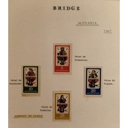 Colección Collection cartas Bridge MNH Colección Collection cartas Bridge MNH