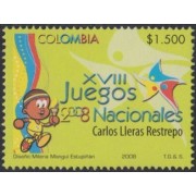 Colombia 1458 2008 XVIII Juegos deportivos nacionales Carlos Lleras MNH