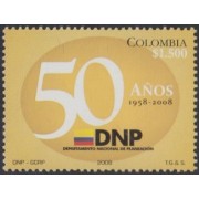 Colombia 1459 2008 50 Años del departamento Nacional de Planificación MNH