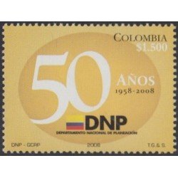 Colombia 1459 2008 50 Años del departamento Nacional de Planificación MNH Colombia 1459 2008 50 Años del departamento Nacional de Planificación MNH