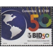 Colombia 1472 2009 50 Años del Banco Interamericano de desarrollo BID MNH